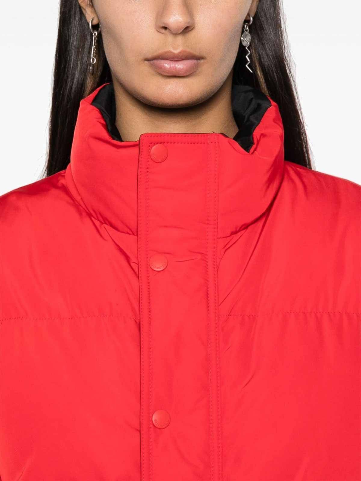 Balenciaga o1tr1nto1225 Reversible Puffer Jacket in Red Size S / US 4 / IT 40 - 3 Thumbnail