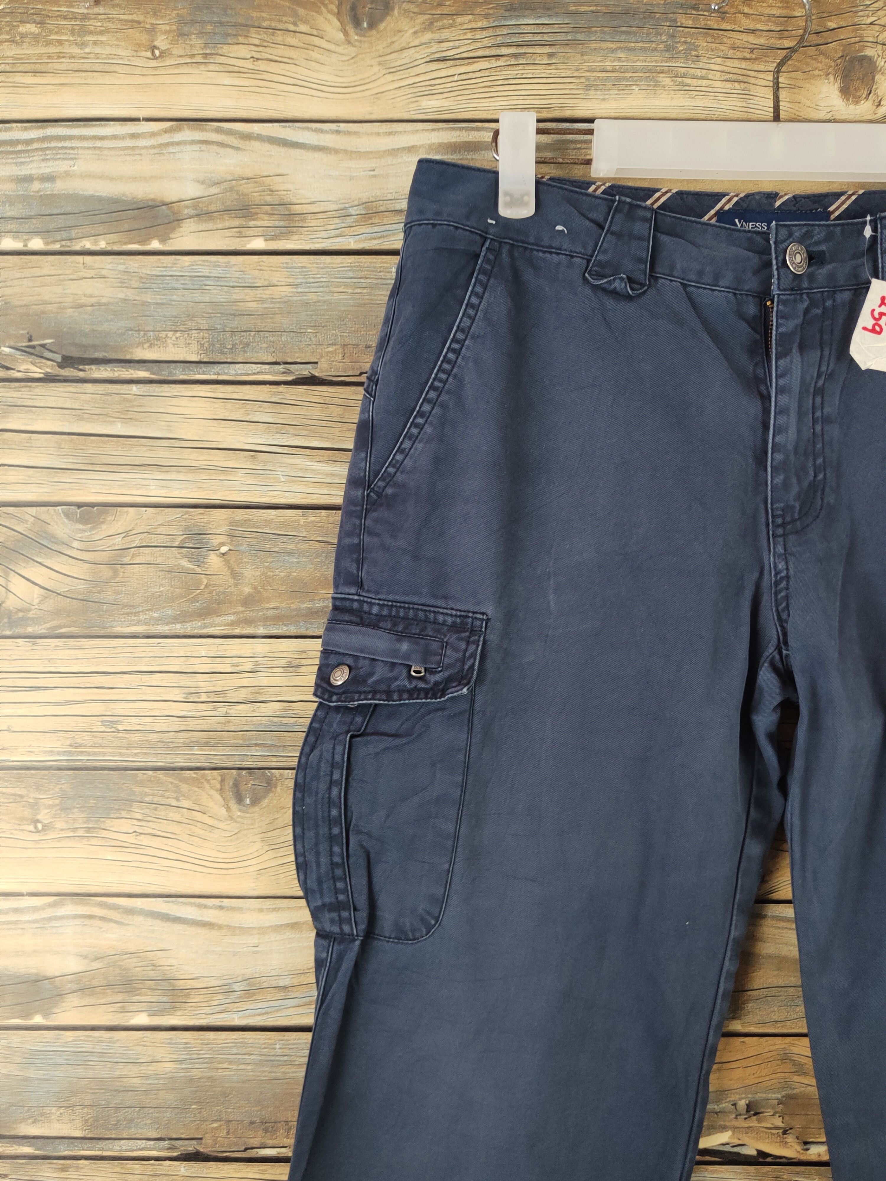 Japanese Brand DLL Vness Avenue Navy Multipocket Tactical Cargo Pants #259 Size 30" / US 8 / IT 44 - 3 Thumbnail