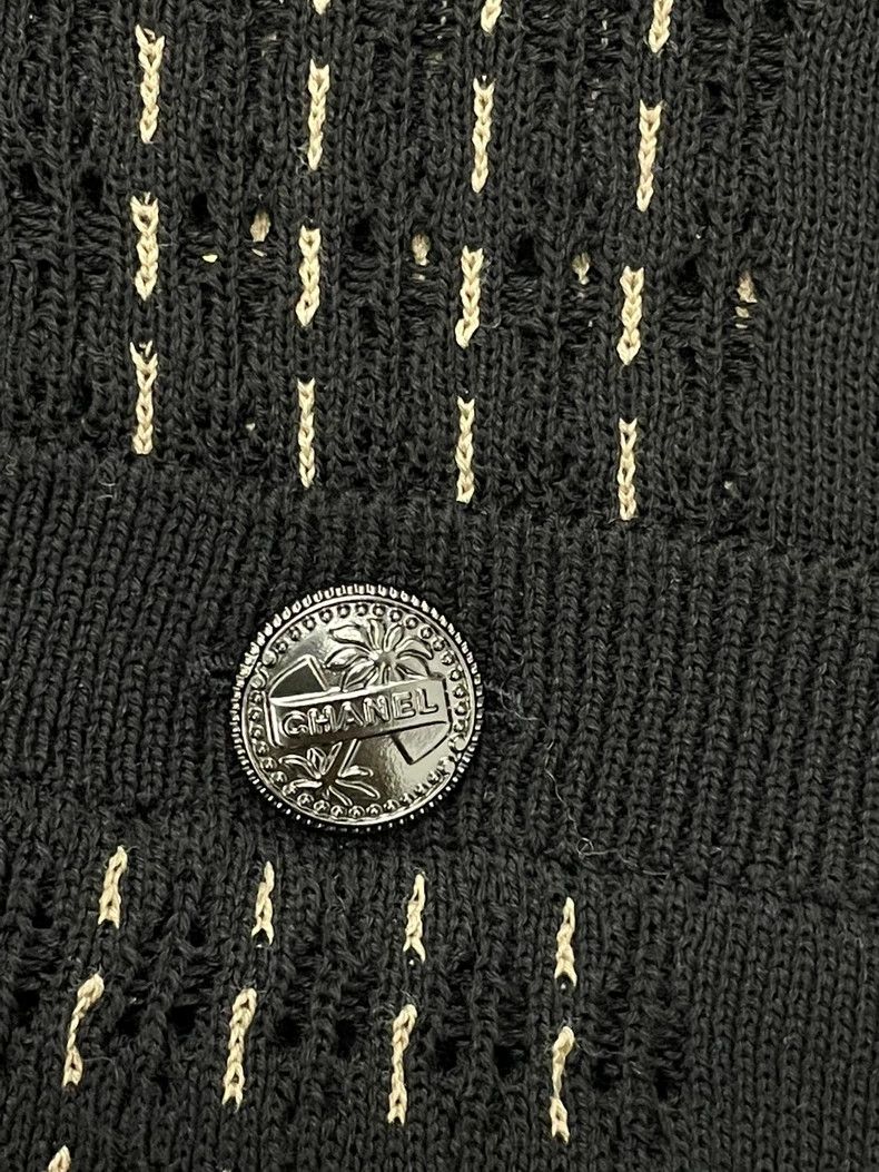 Chanel chanel Black striped dress Size XXS / US 00 / IT 34 - 2 Thumbnail