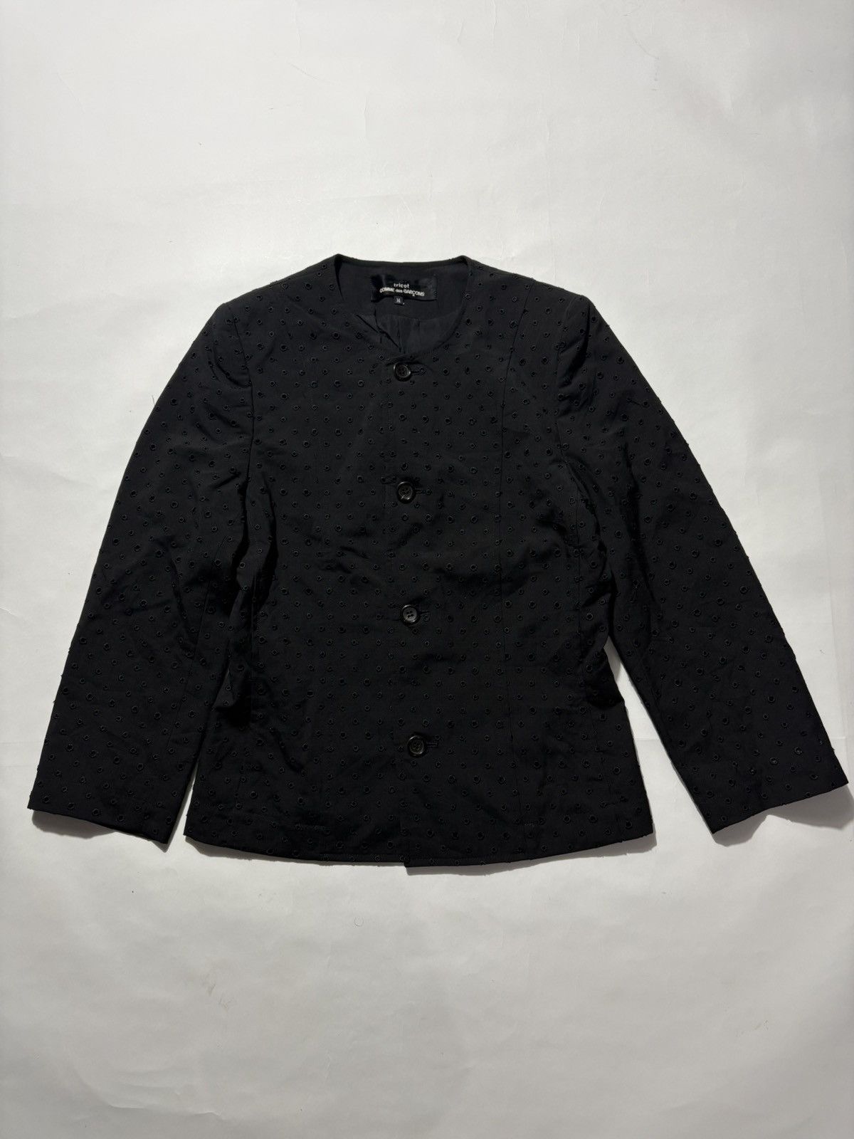 Tricot Comme des Garcons TRICOT COMME DES GARCONS EMBROID POLKA DOT BLAZER Size M / US 6-8 / IT 42-44 - 1 Thumbnail