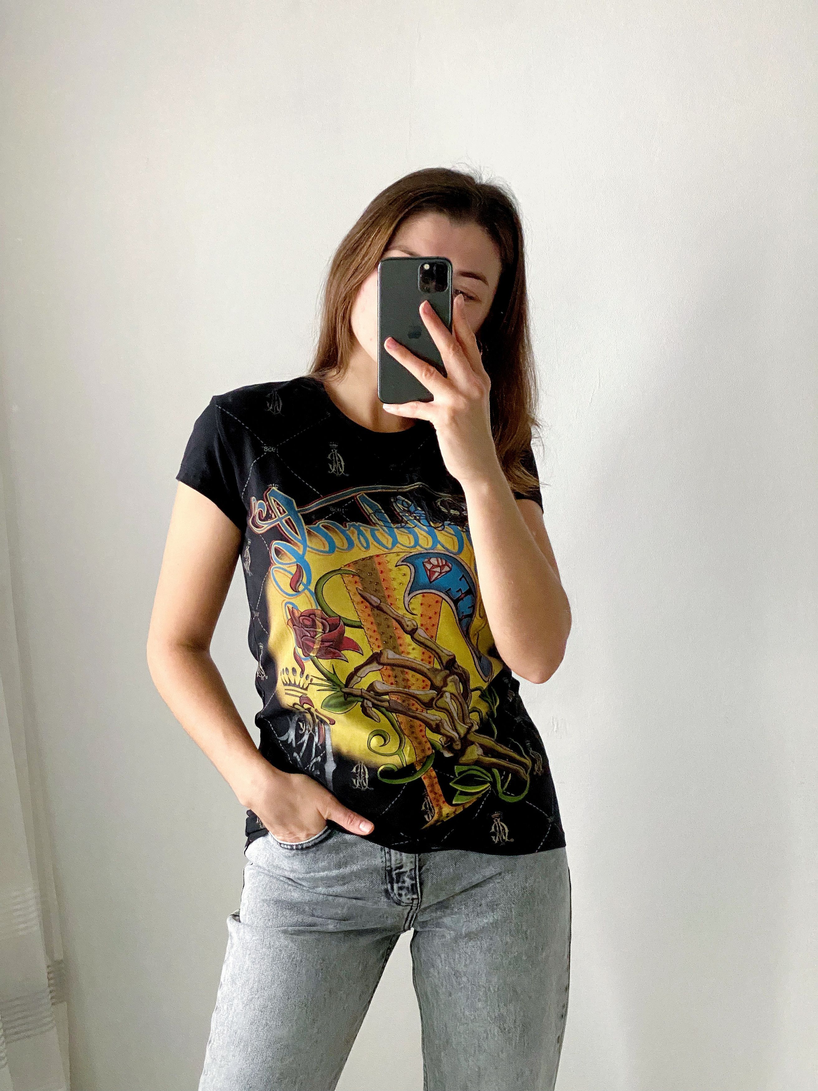 Christian Audigier × Ed Hardy × Vintage Christian Audigier T-Shirt Celebrate Life Ed Hardy Size M / US 6-8 / IT 42-44 - 3 Thumbnail