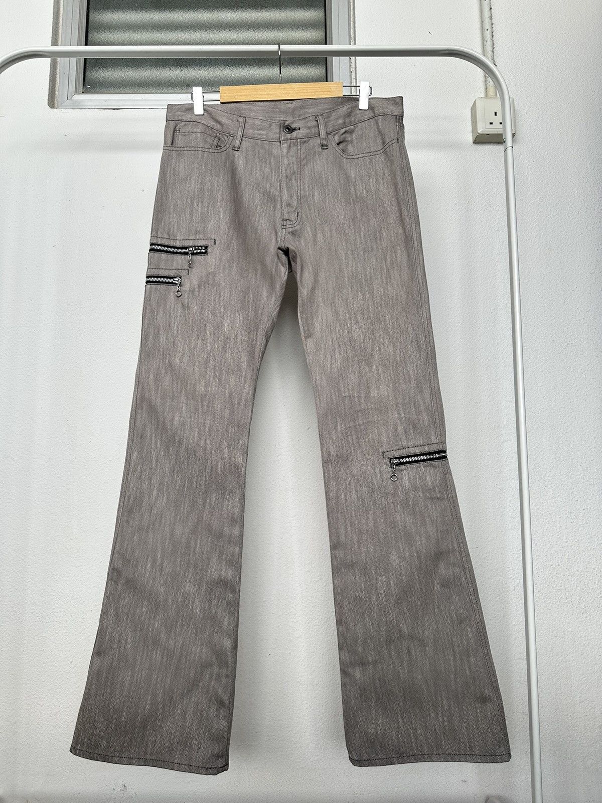 Le Grande Bleu (L.G.B.) 00’s EDGE RUPERT j-rock flared jeans Size US 34 / EU 50 - 8 Thumbnail