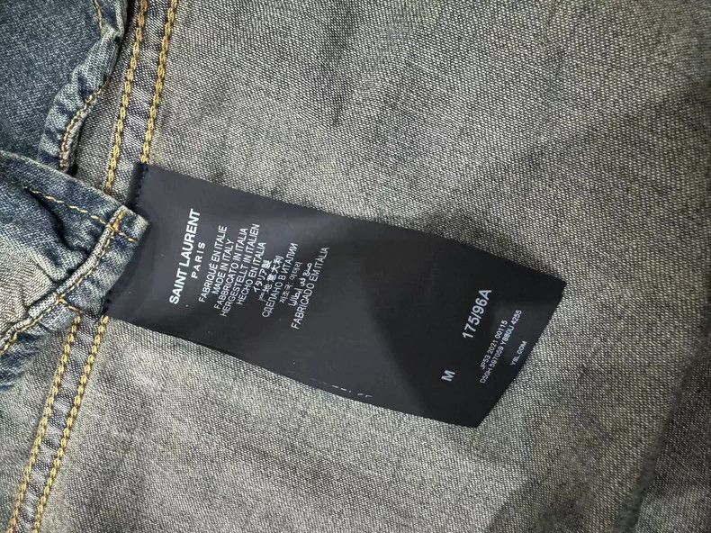 Saint Laurent Paris Saint Laurent Parisdenim shirt 2504-Nextarrow Size US M / EU 48-50 / 2 - 3 Thumbnail