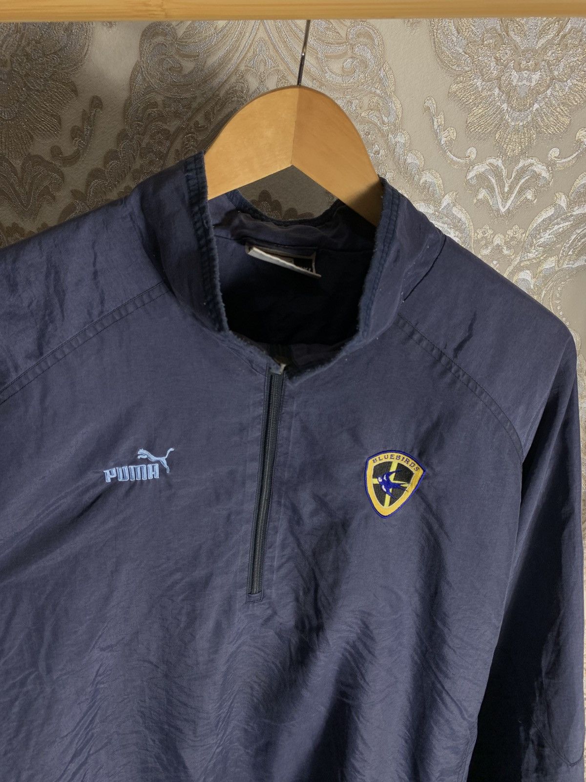 Puma VINTAGE PUMA FC CARDIFF CITY ENGLAND RETRO SOCCER JACKET 90s Size US XXL / EU 58 / 5 - 2 Thumbnail