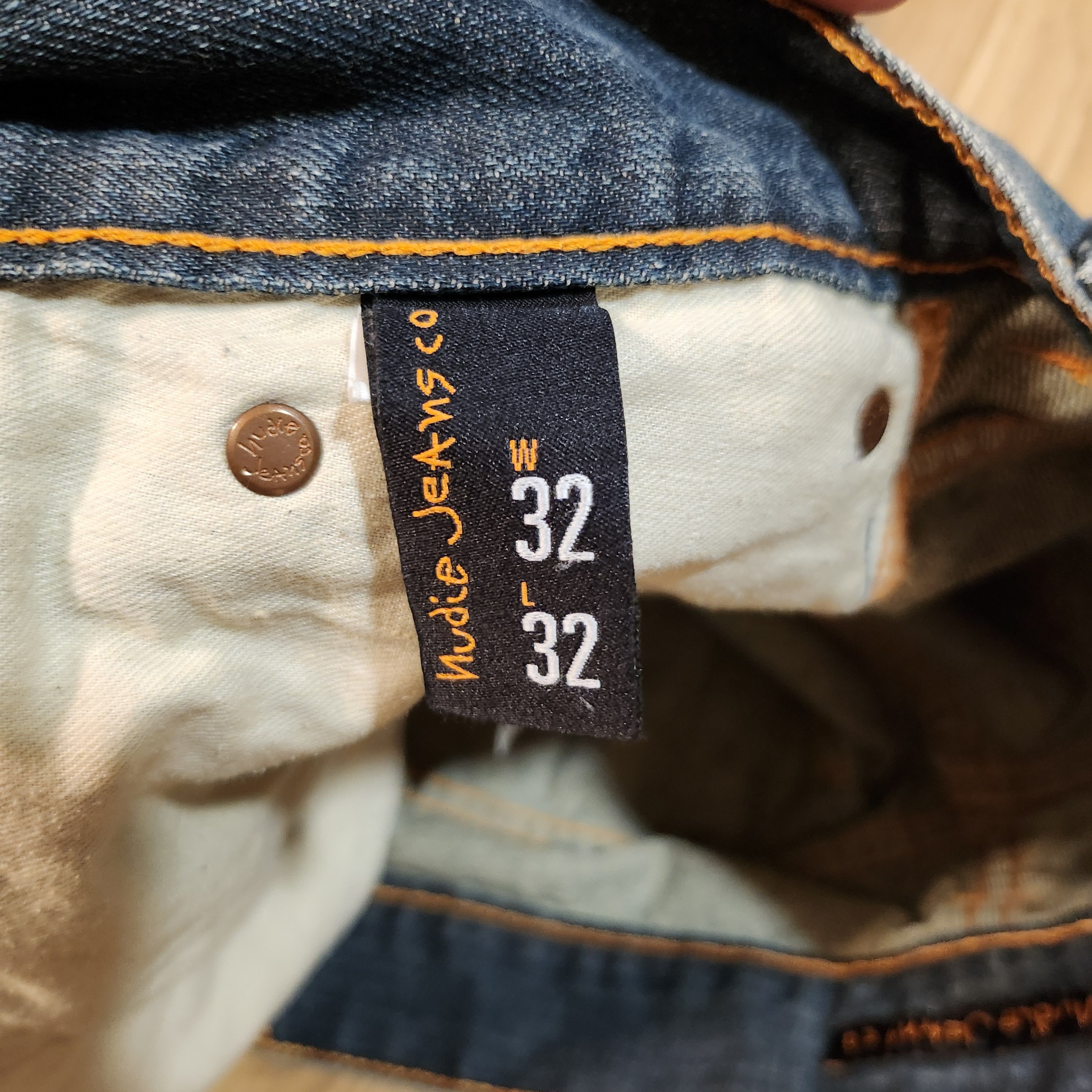 Nudie Jeans 32x32 Slim Jim - Nudie Jeans Grey Denim Size US 32 / EU 48 - 5 Thumbnail