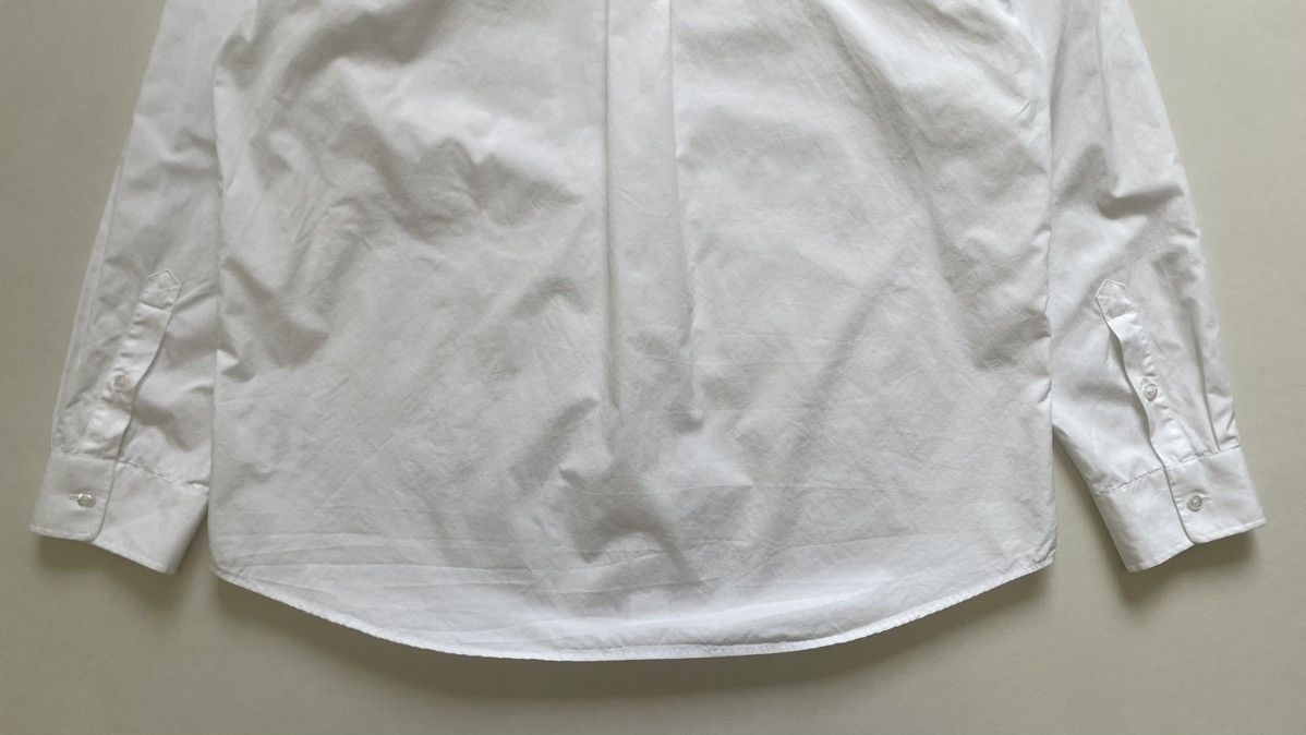 Simone Rocha White Cotton ‘3D Rosette Rose’ Shirt Size US L / EU 52-54 / 3 - 17 Thumbnail