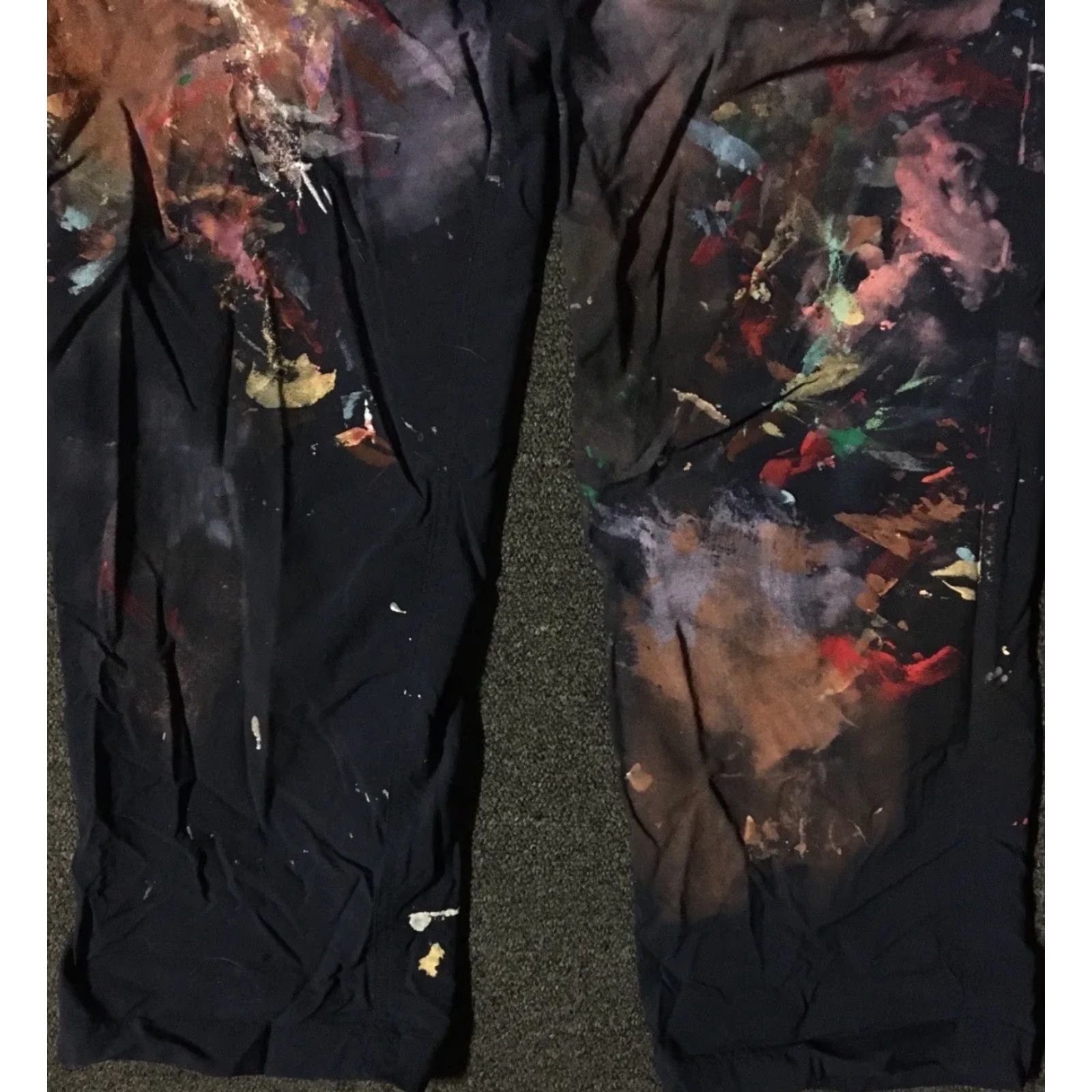 Thrasher VINTAGE The North Face Pants Convertible 10 Blue Grunge 90s Punk Thrashed Paint Splatter Cargo Men Mens Size 32" / US 10 / IT 46 - 3 Thumbnail