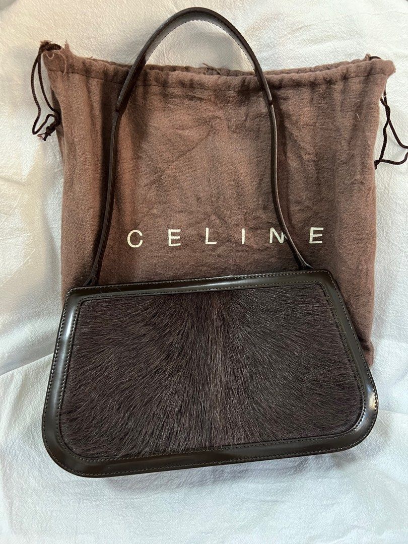 Celine Vintage Celine fur capretto bag Size ONE SIZE - 2 Thumbnail