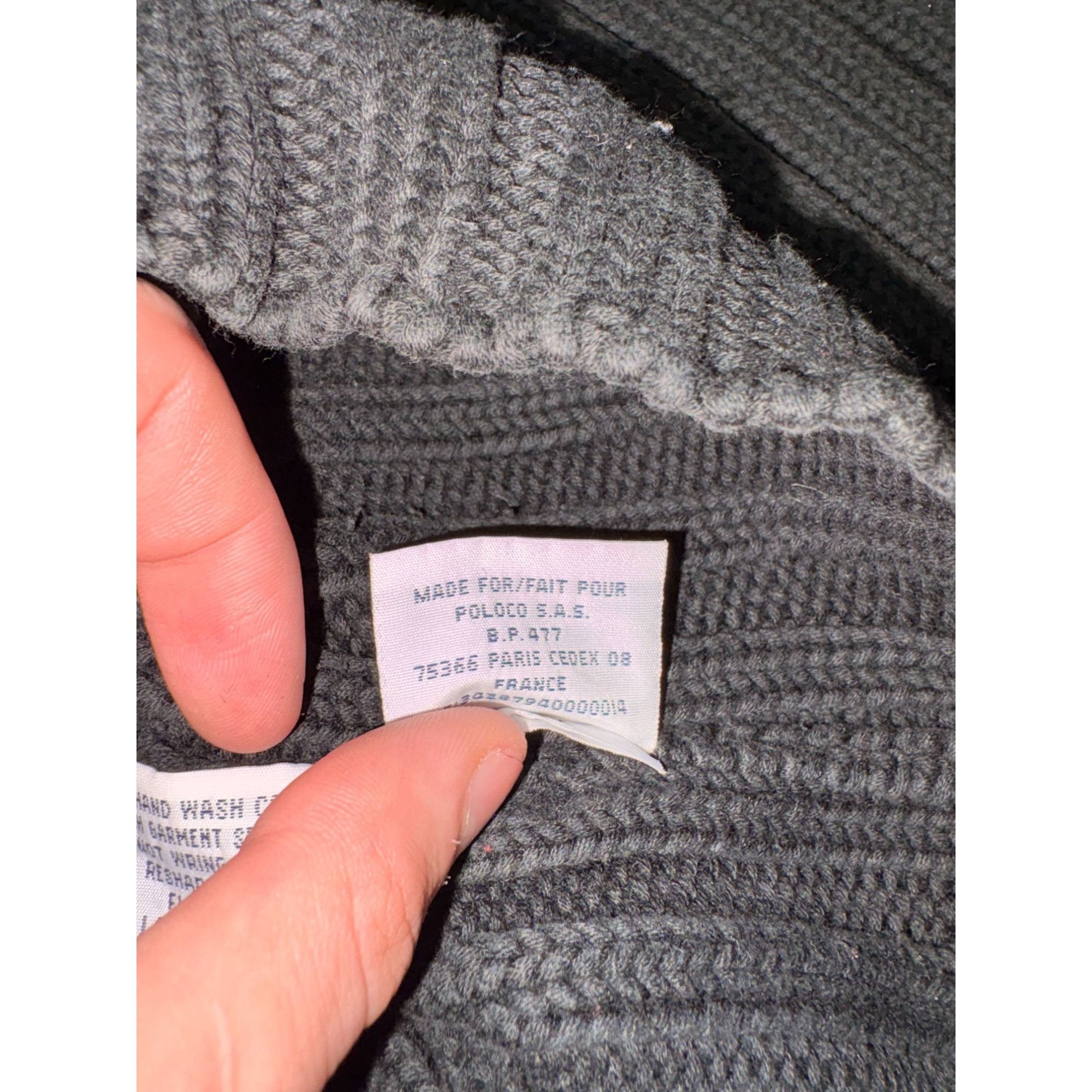 Polo Ralph Lauren Vintage Polo Ralph Lauren Ribbed Roll-Neck Sweater – Black & Size US L / EU 52-54 / 3 - 8 Thumbnail