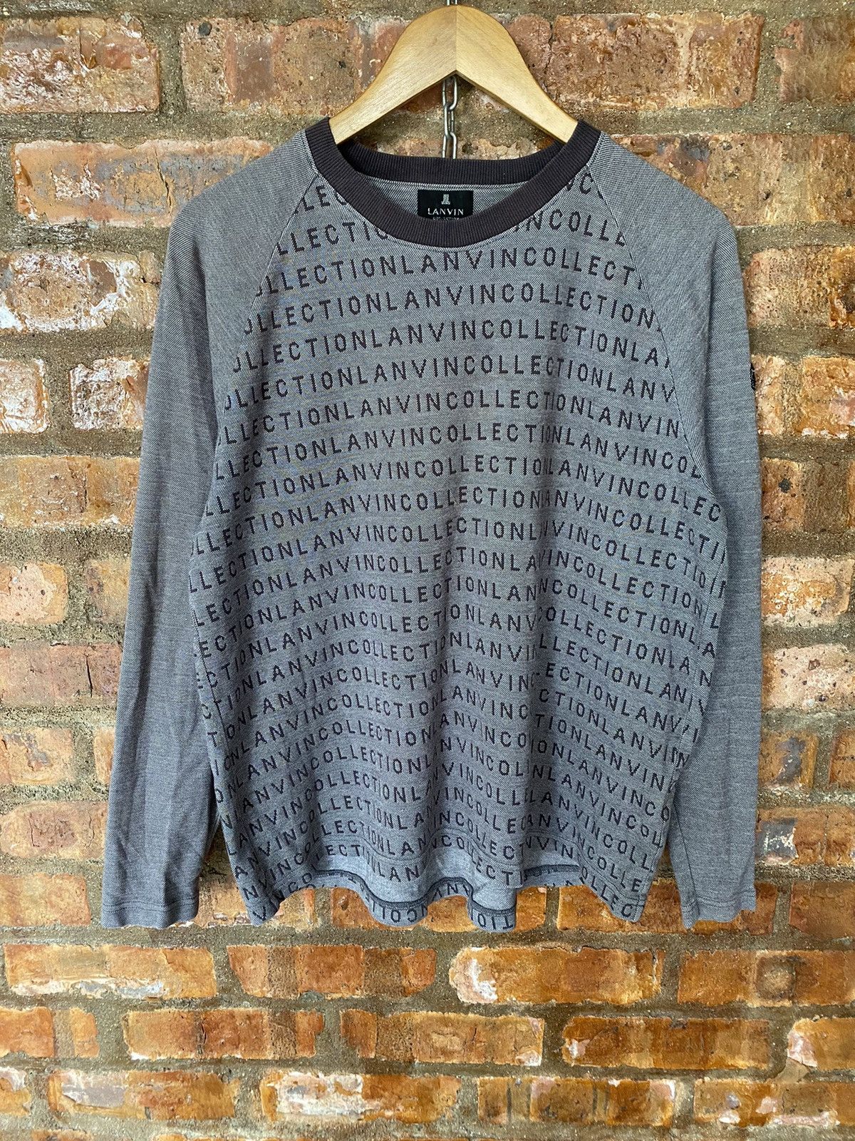 Lanvin Vintage Lanvin Jacquard repeat logo Size US M / EU 48-50 / 2 - 2 Thumbnail
