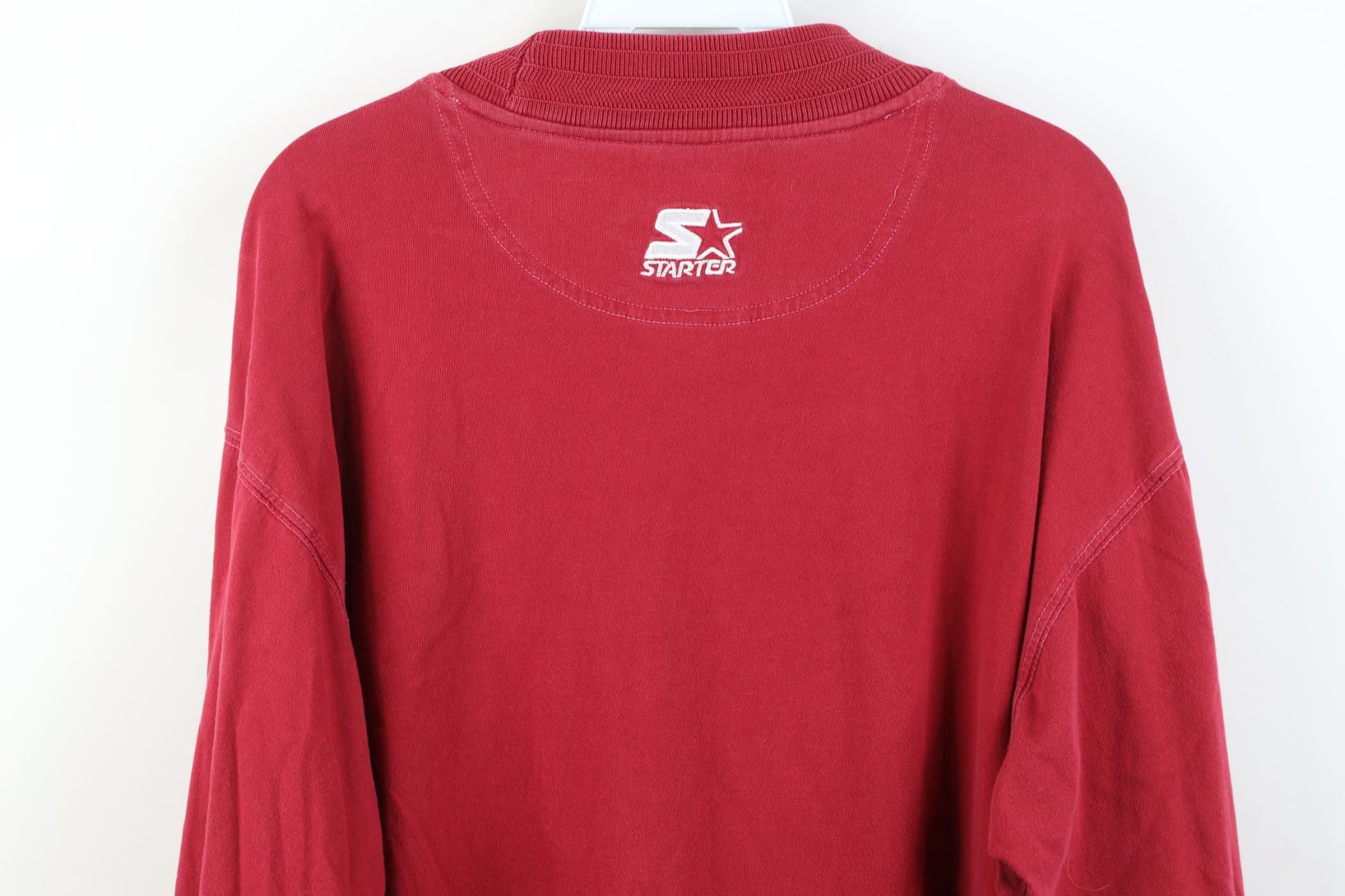 Starter Vintage 90s Starter San Francisco 49ers Mock Neck T-Shirt Size US L / EU 52-54 / 3 - 15 Thumbnail