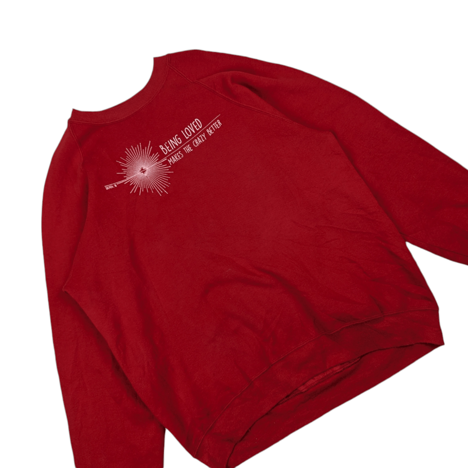 Russell Athletic Vintage 90's RUSSELL Being Loved Make Crazy Better Jumper Size US XL / EU 56 / 4 - 3 Thumbnail