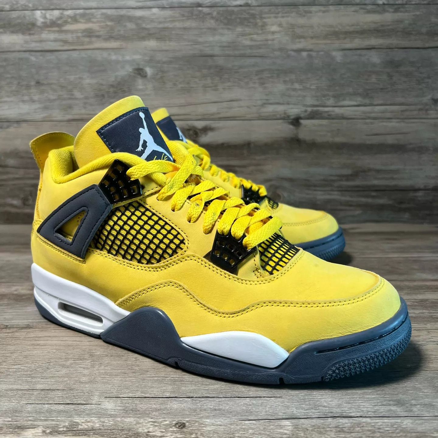 Nike Air Jordan 4 Electric Yellow CT8527-700 43 Size US 10 / EU 43 - 2 Thumbnail