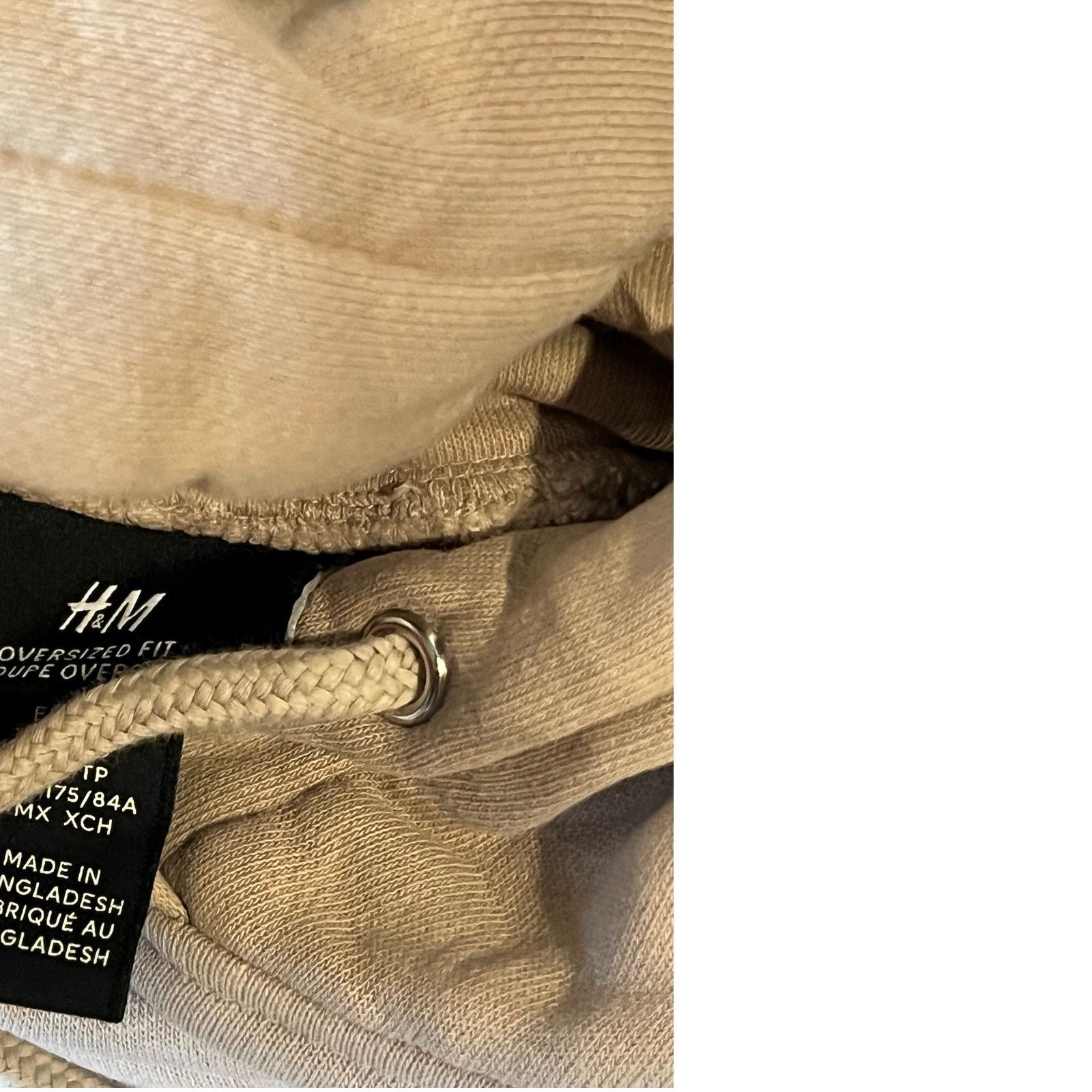H&M H&M Oversized Tan Hoodie Mens Small Size US S / EU 44-46 / 1 - 4 Thumbnail