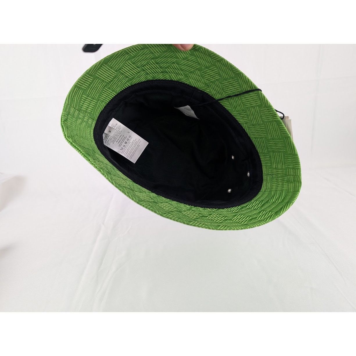 Bottega Veneta o1rshd1 Size: S / Hat Intreccio Jacquard Nylon in Green Size ONE SIZE - 5 Thumbnail