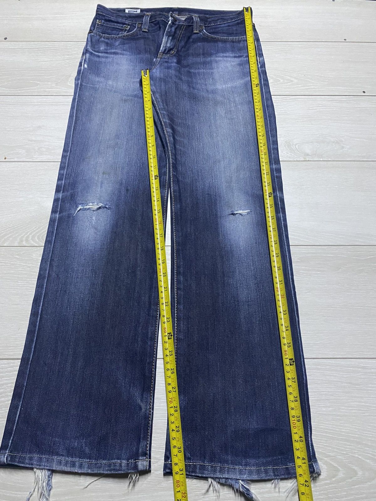Edwin Vintage Edwin 403 Faded Wash Distressed Jeans Size US 32 / EU 48 - 17 Thumbnail