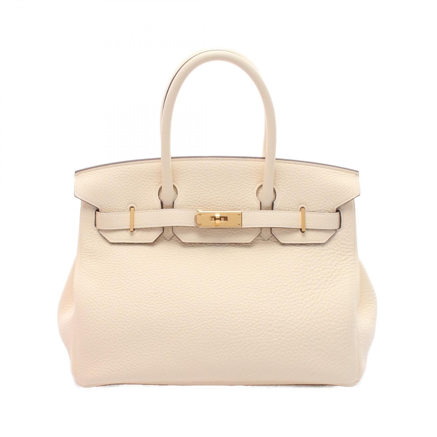 Hermes Hermes Hermes Birkin30 Calfskin Leather Handbag Stamp U (2022) DUTY FREE for USA Size ONE SIZE - 1 Thumbnail