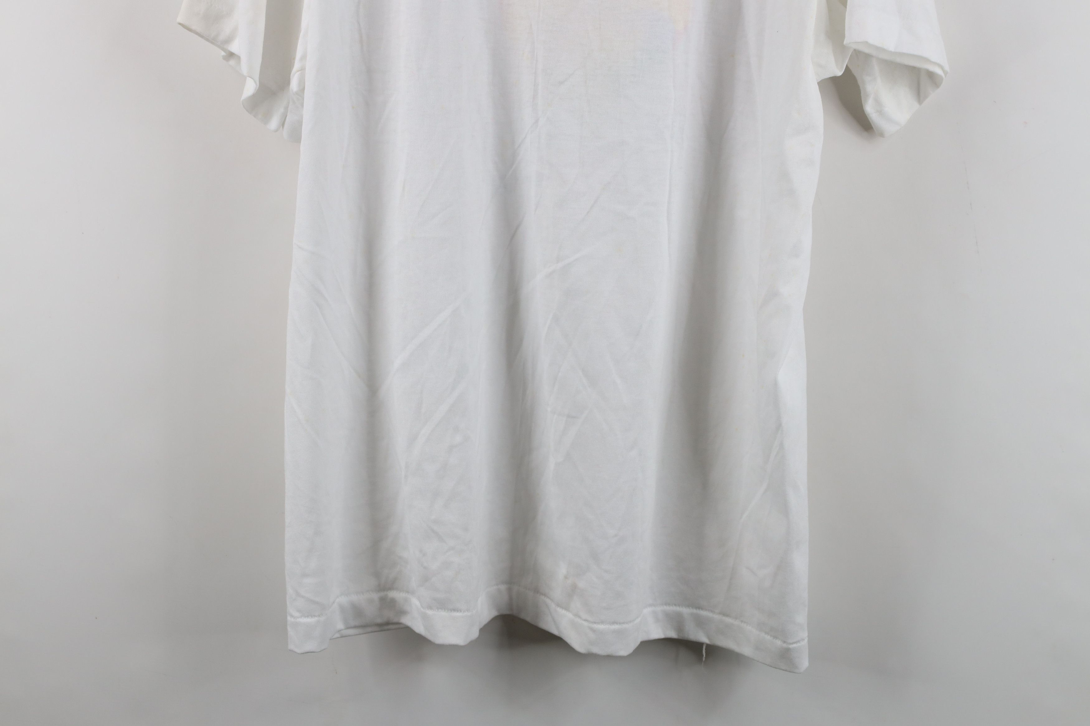 Vintage Vintage 80s Streetwear Stamp Heart Love T-Shirt White USA Size XL / US 12-14 / IT 48-50 - 15 Thumbnail