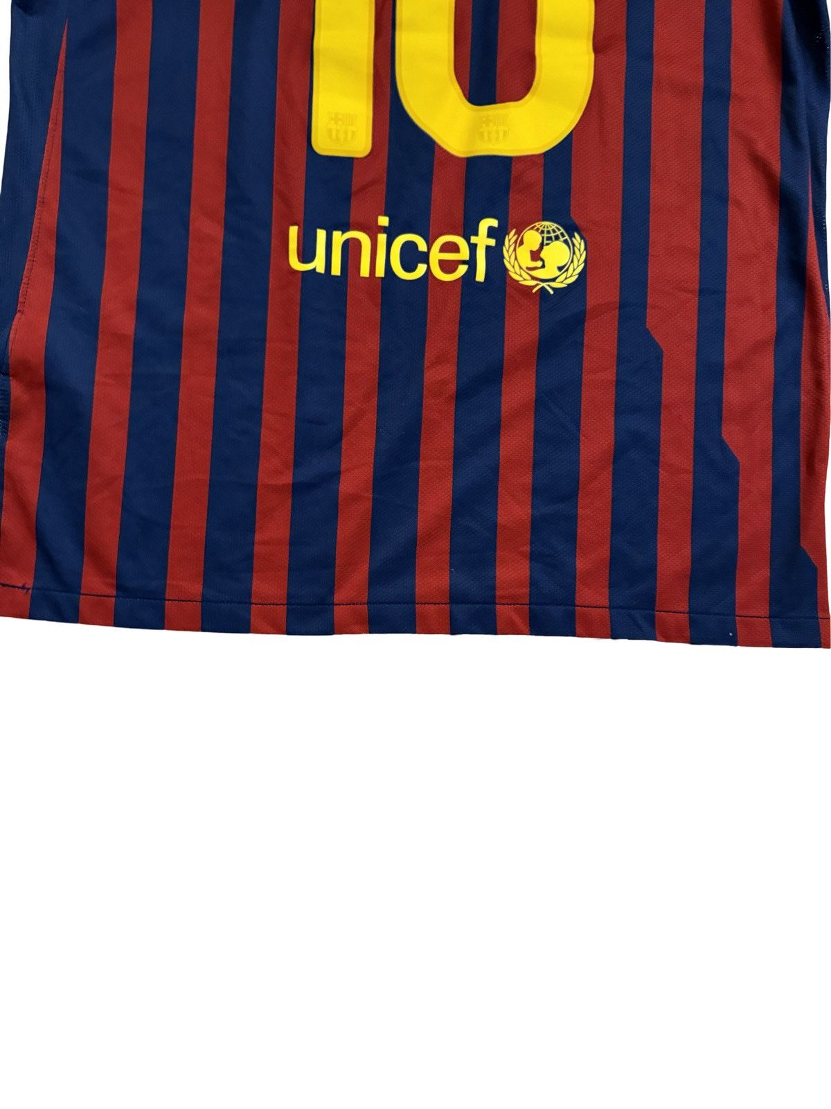 Nike 🔥Nike Barcelona #10 Messi 2011/12 Soccer Jersey/Messi TShirt Size US L / EU 52-54 / 3 - 7 Thumbnail