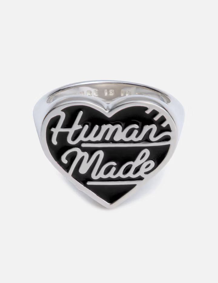 Human Made Heart Silver Ring