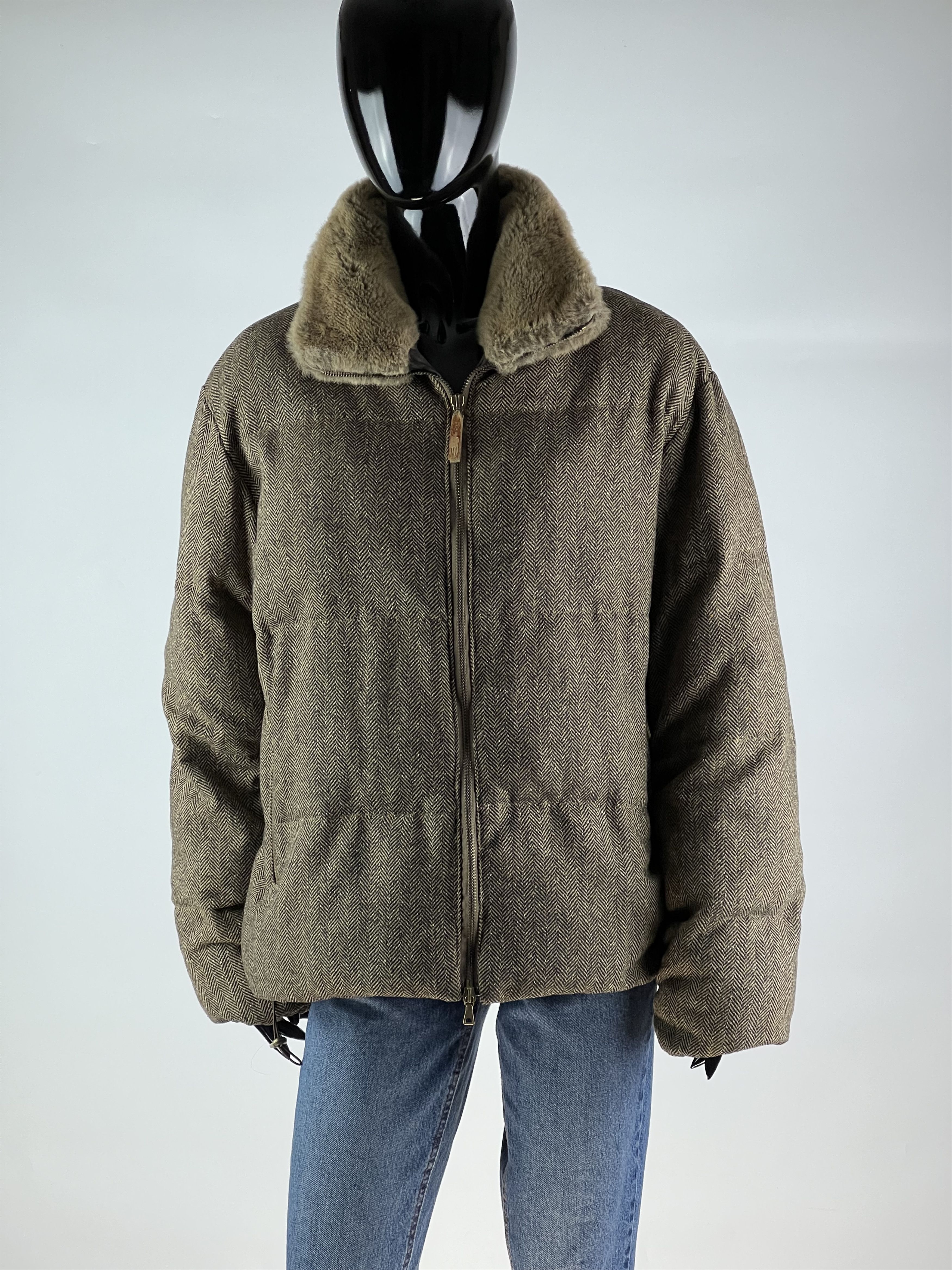 Les Copains × Vintage Rare Vintage Les Copains Jeans Women's Winter Jacket IT42 Size M / US 6-8 / IT 42-44 - 1 Thumbnail