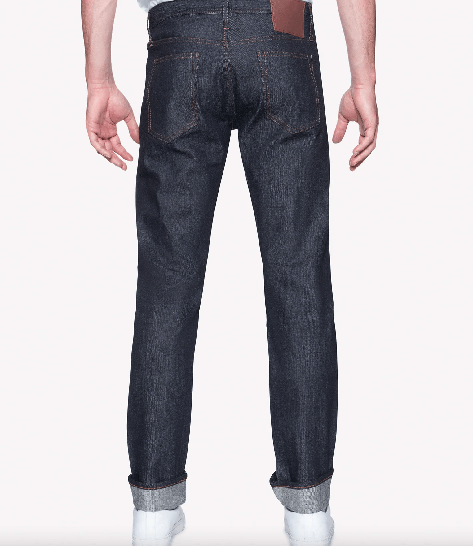The Unbranded Brand UB222 Tapered Fit 11oz Indigo Stretch Selvedge Size US 32 / EU 48 - 12 Thumbnail