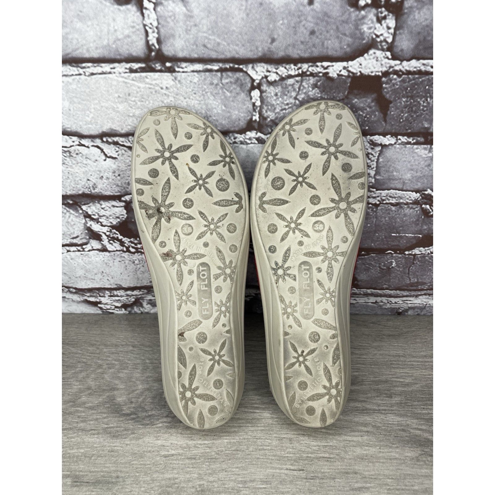 Other Fly Flot Anatomic Red Mesh Slide Wedge Comfort Casual Sandal Size US 6 / IT 36 - 20 Thumbnail