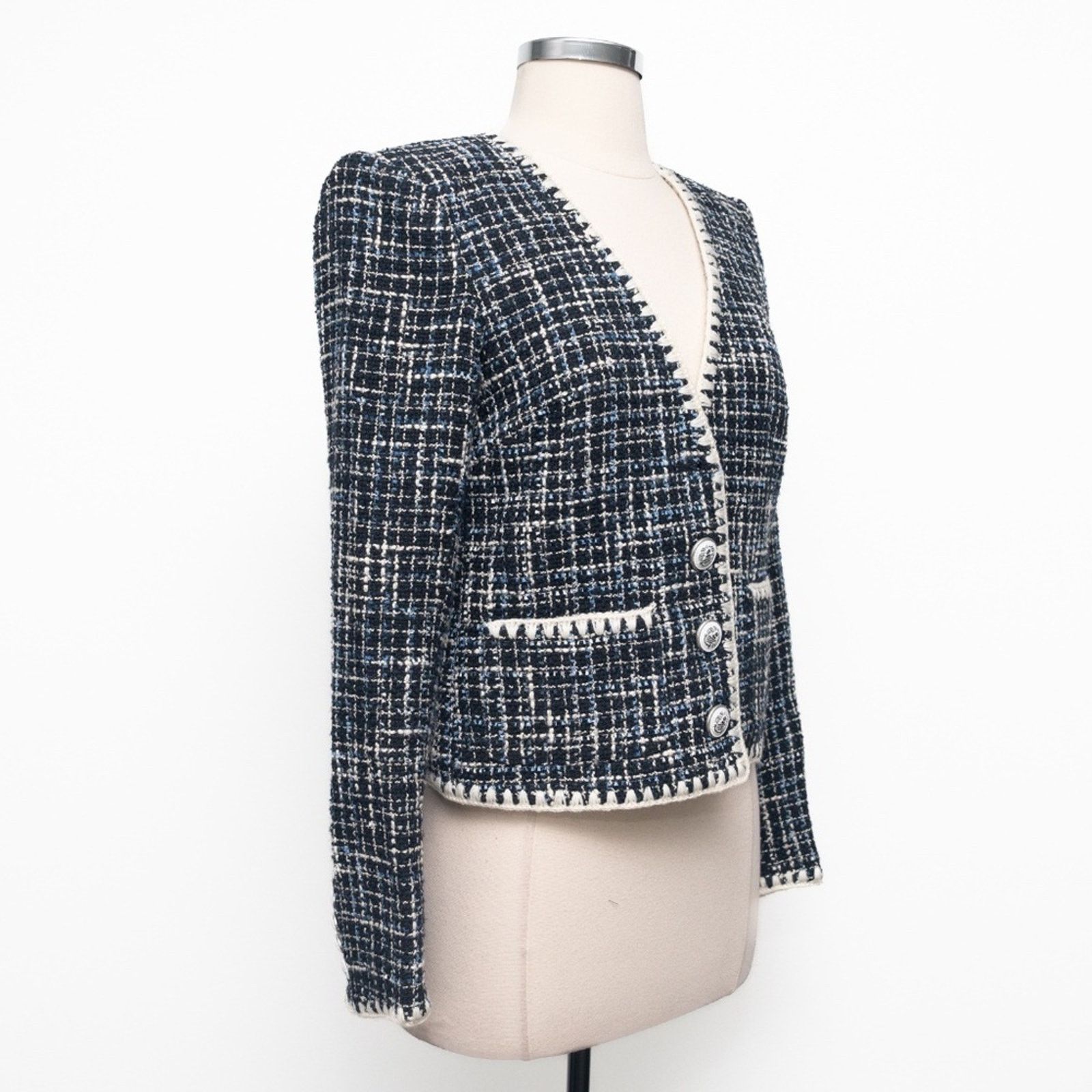 Veronica Beard Veronica Beard. Bosea cotton-blend tweed blazer. Size XS / US 0-2 / IT 36-38 - 11 Thumbnail