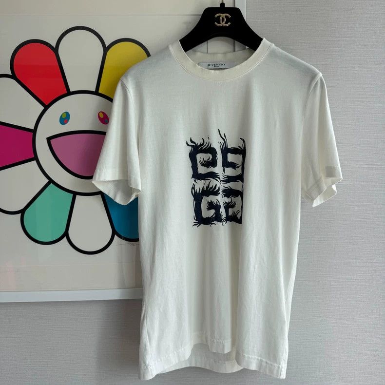 Givenchy Dragon Floral Short Sleeve Tee - dmc