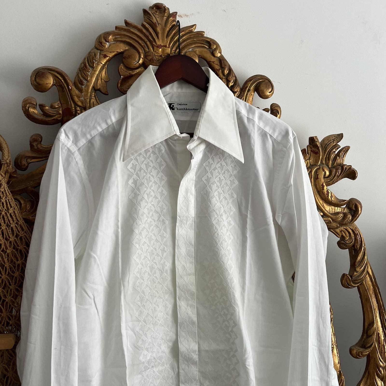 Vintage Vintage 40s German Button Up Shirt form Size US M / EU 48-50 / 2 - 3 Thumbnail