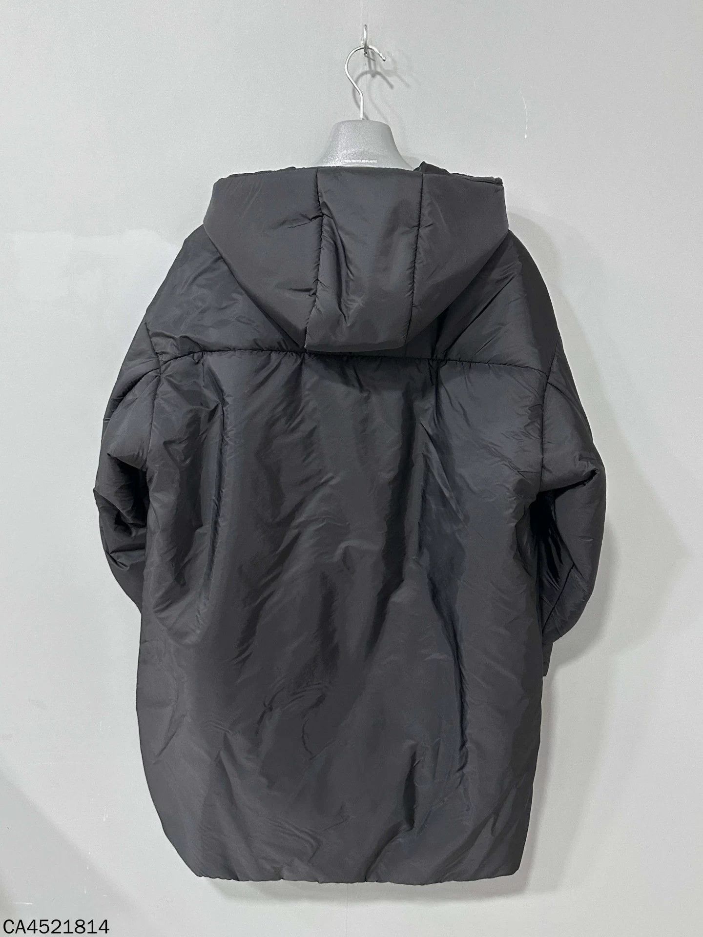 Prada PRADA black tri-logo recycled nylon long puffer coat 36 Size XS / US 0-2 / IT 36-38 - 3 Thumbnail