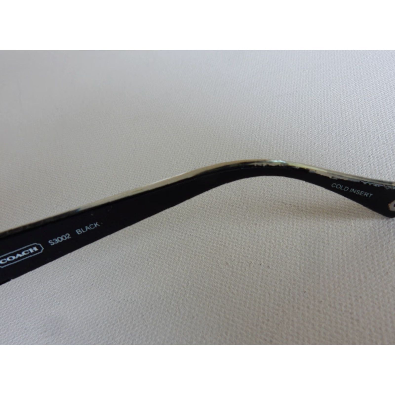 Coach VINTAGE Coach Sunglasses Women's 56mm Black UV Protection Designer Accessories Size ONE SIZE - 5 Thumbnail
