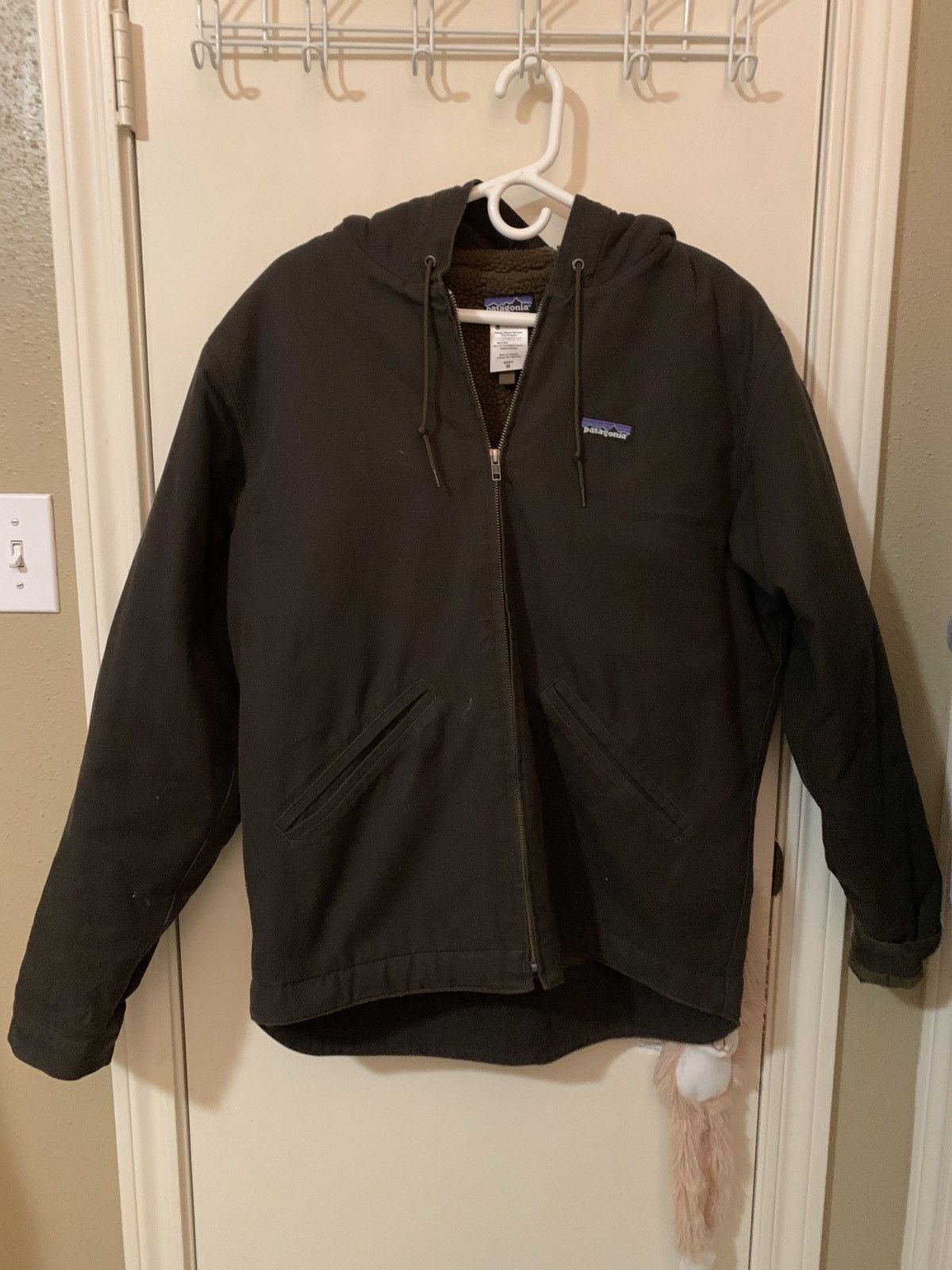 Patagonia Sherpa Lined Organic Cotton Canvas Jacket