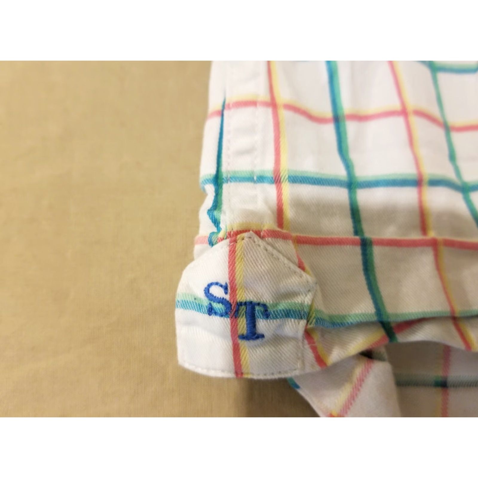 Southern Tide Southern Tide Mens Dress Shirt Button-Up Cotton White S Small Long Sleeve Mens Shirt Size 36R - 3 Thumbnail