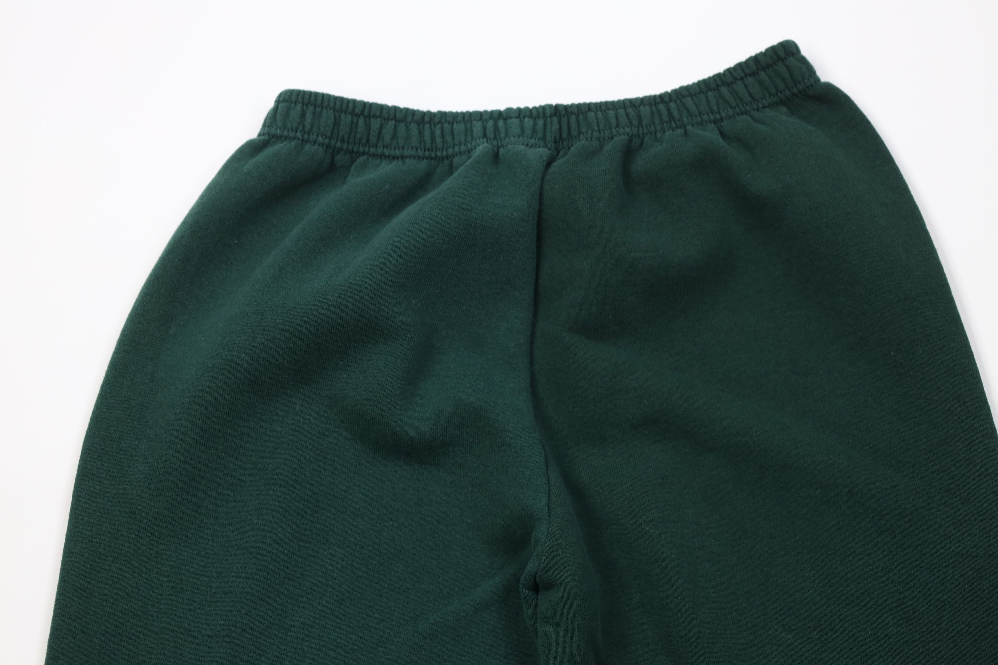 Vintage Vintage 90s Streetwear Blank Sweatpants Joggers Pants Green Size 28" / US 6 / IT 42 - 9 Thumbnail