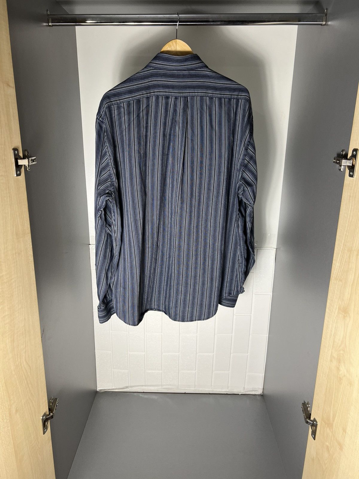 Saint Laurent Paris VINTAGE YVES SAINT LAURENT CLASSIC CASUAL DESIGNER SHIRT 90s Size US XL / EU 56 / 4 - 17 Thumbnail