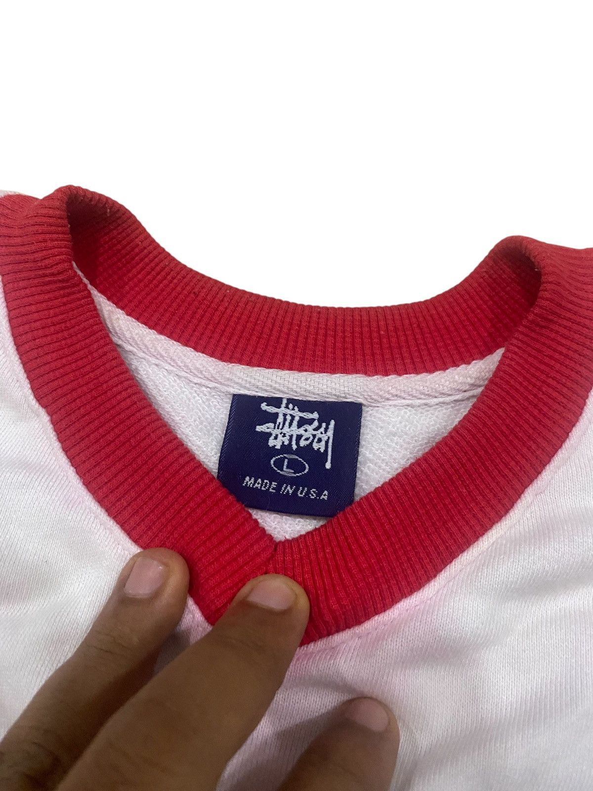 Stussy Vintage 90s Stussy Small Embroidered Sweatshirt Size US L / EU 52-54 / 3 - 3 Thumbnail