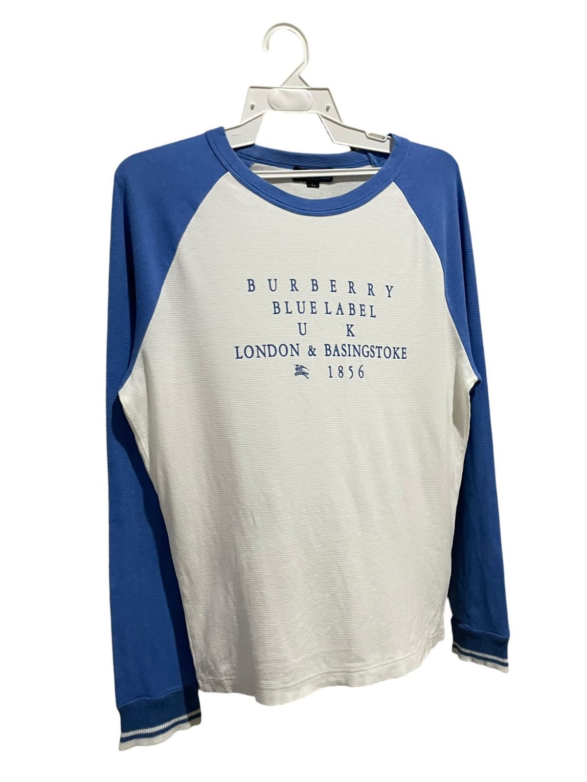 Burberry Retro💥 90s Burberry Blue Label Jersey Size L / US 10 / IT 46 - 5 Thumbnail