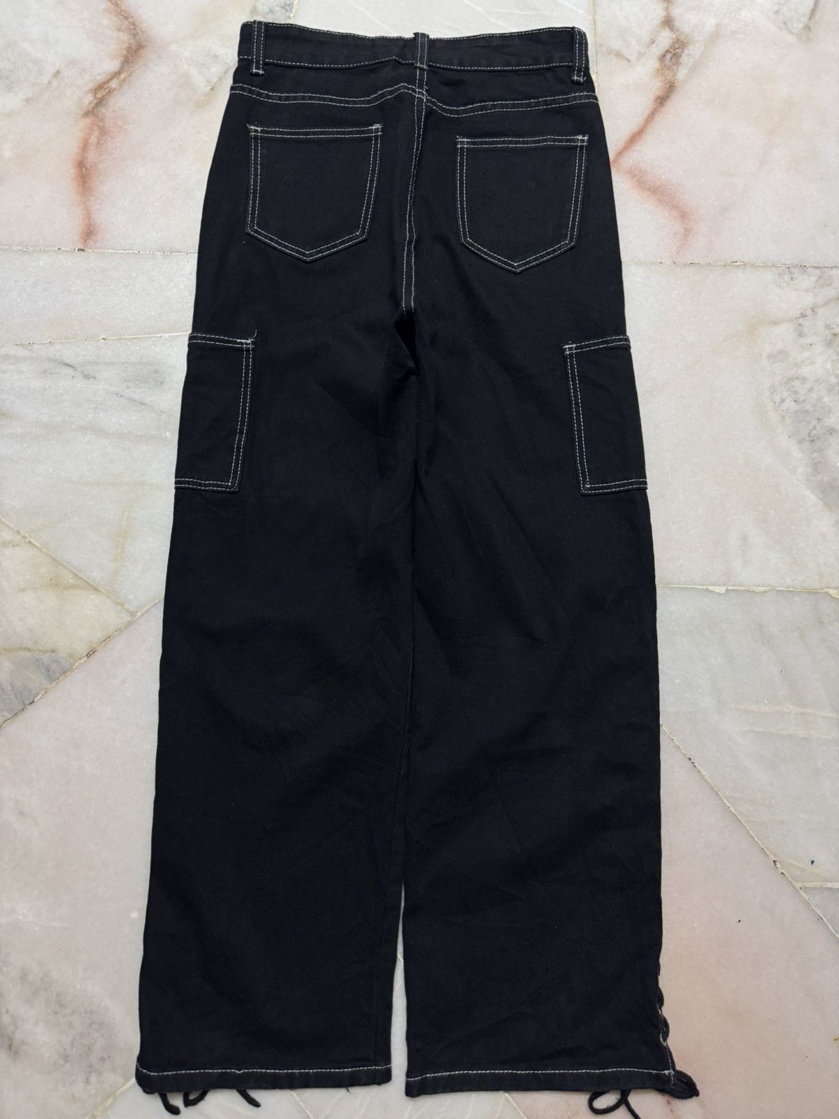 Tornado Mart 💥LACE-UP💥BAGGY💥JAPANESE LACE-UP SICK CARGO BY SHEIN PUNK Size US 26 / EU 42 - 15 Thumbnail