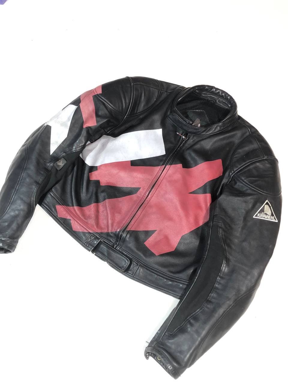 Vintage Krawehl Avangarde Racing Moto Leather Jacket Vintage Size US L / EU 52-54 / 3 - 4 Thumbnail