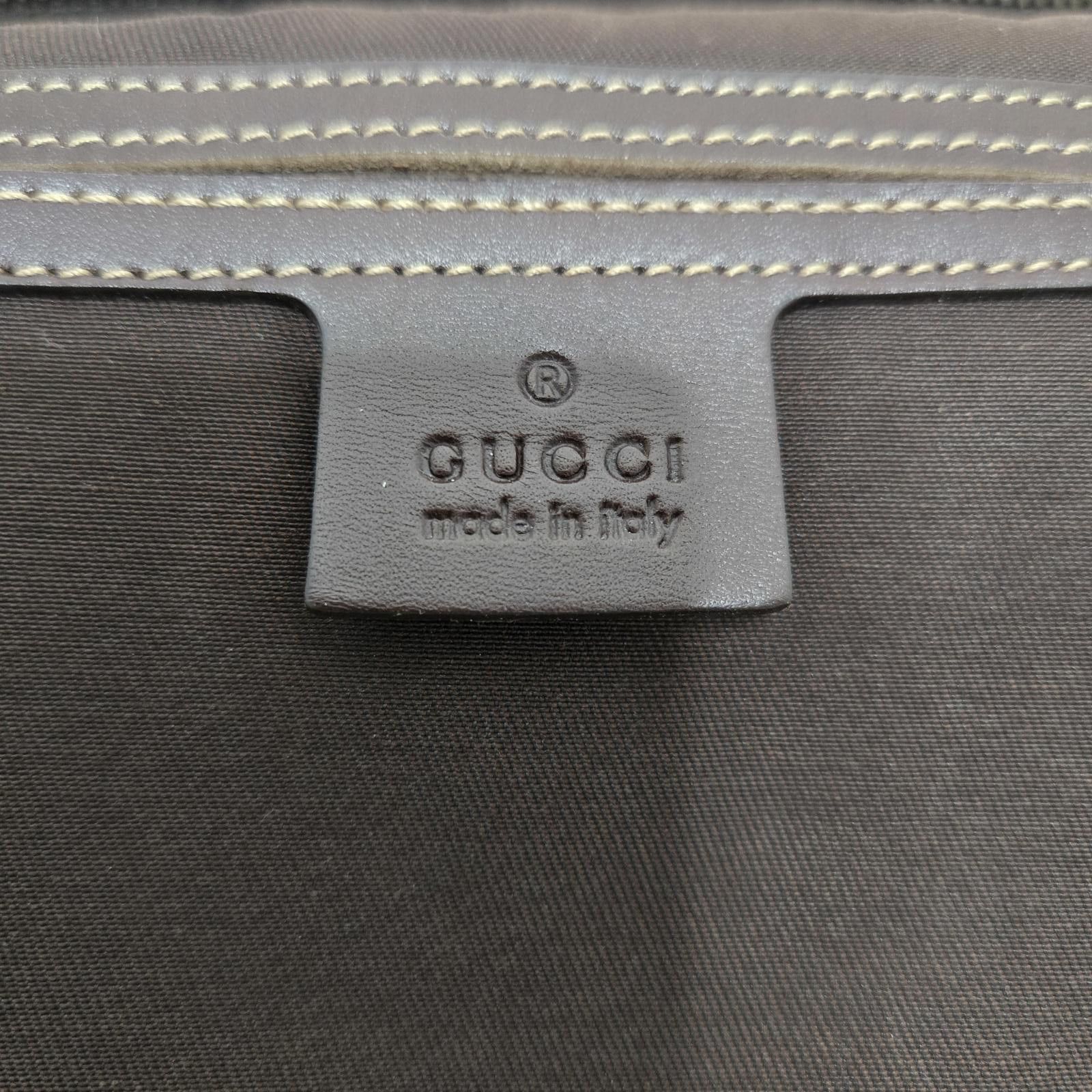 Gucci Gucci Messenger Bag GG Supreme Canvas Leather Trim Italy Size ONE SIZE - 9 Thumbnail