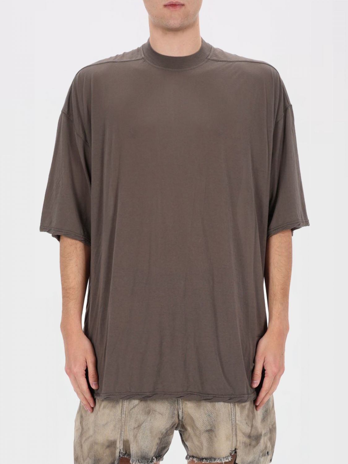 Rick Owens Drkshdw Rick Owens Drkshdw T-Shirt Men Brown Size US M / EU 48-50 / 2 - 1 Thumbnail