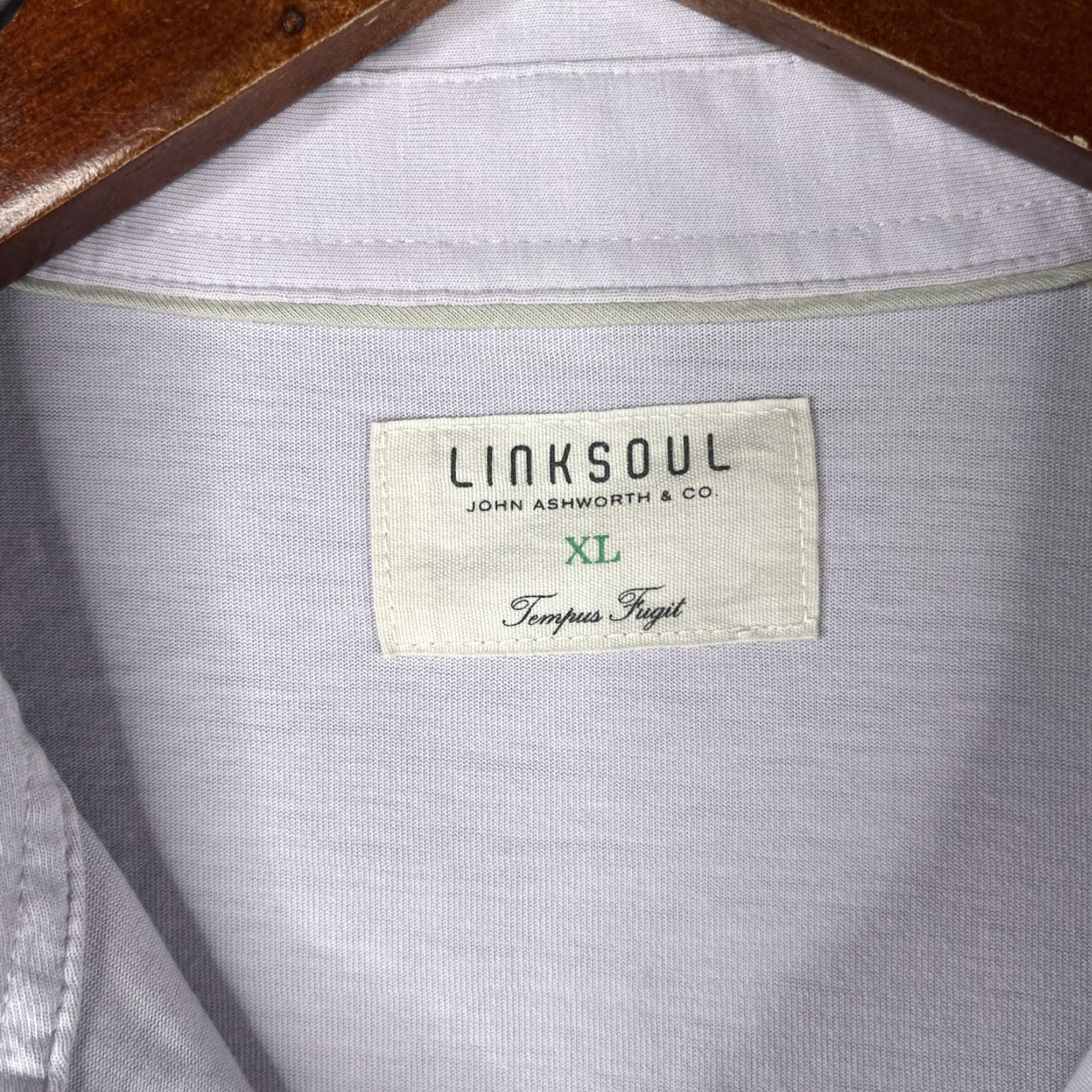 Vintage Linksoul Shirt XL Lavender Embroidered Turtle Golf Mens Polo Size US XL / EU 56 / 4 - 6 Thumbnail