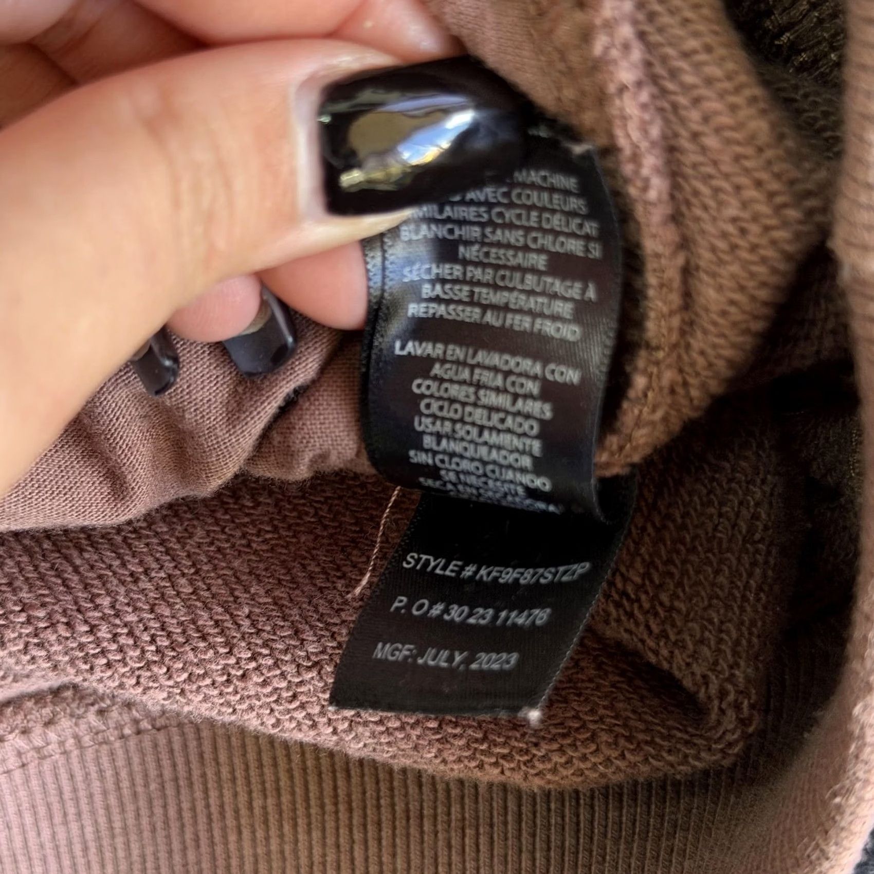 Kenneth Cole Kenneth Cole Hoodie Mens L Brown Fleece Pullover Solid Casual Sweatshirt Size US L / EU 52-54 / 3 - 7 Thumbnail