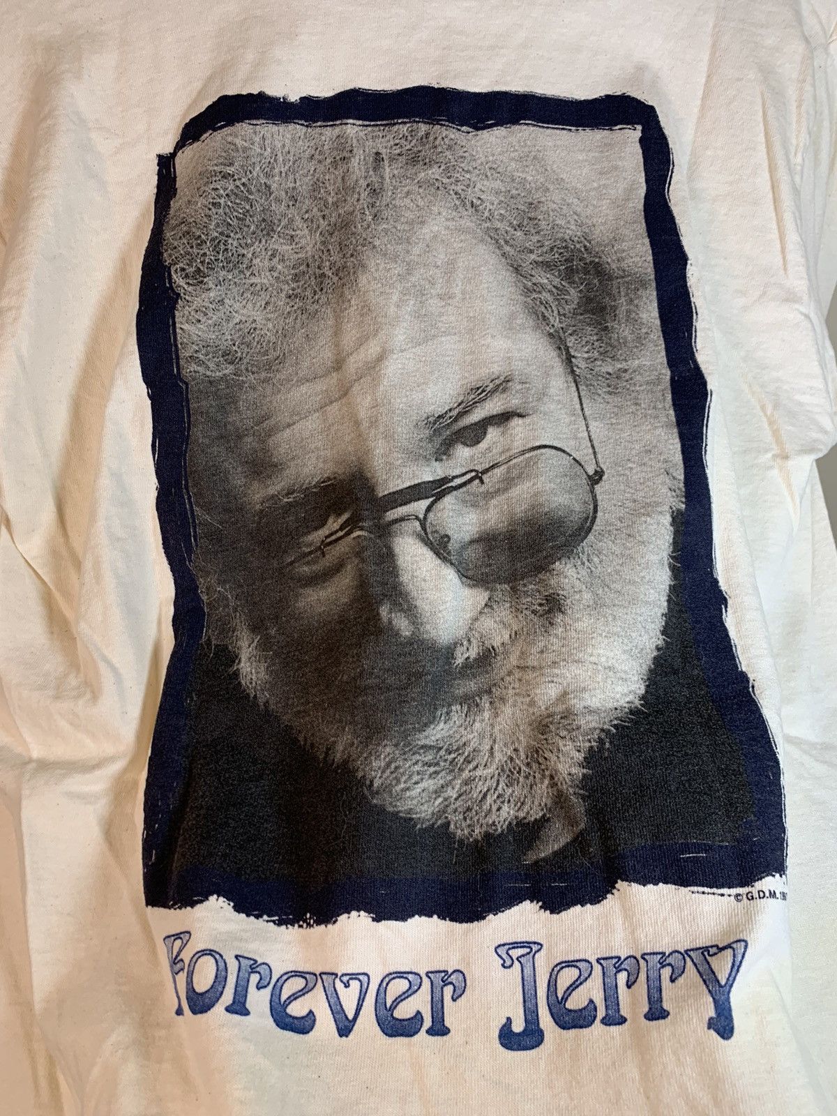 Band Tees × Grateful Dead × Vintage *RARE* Vintage 90s Grateful Dead Jerry Garcia Forever Shirt Size US M / EU 48-50 / 2 - 3 Thumbnail