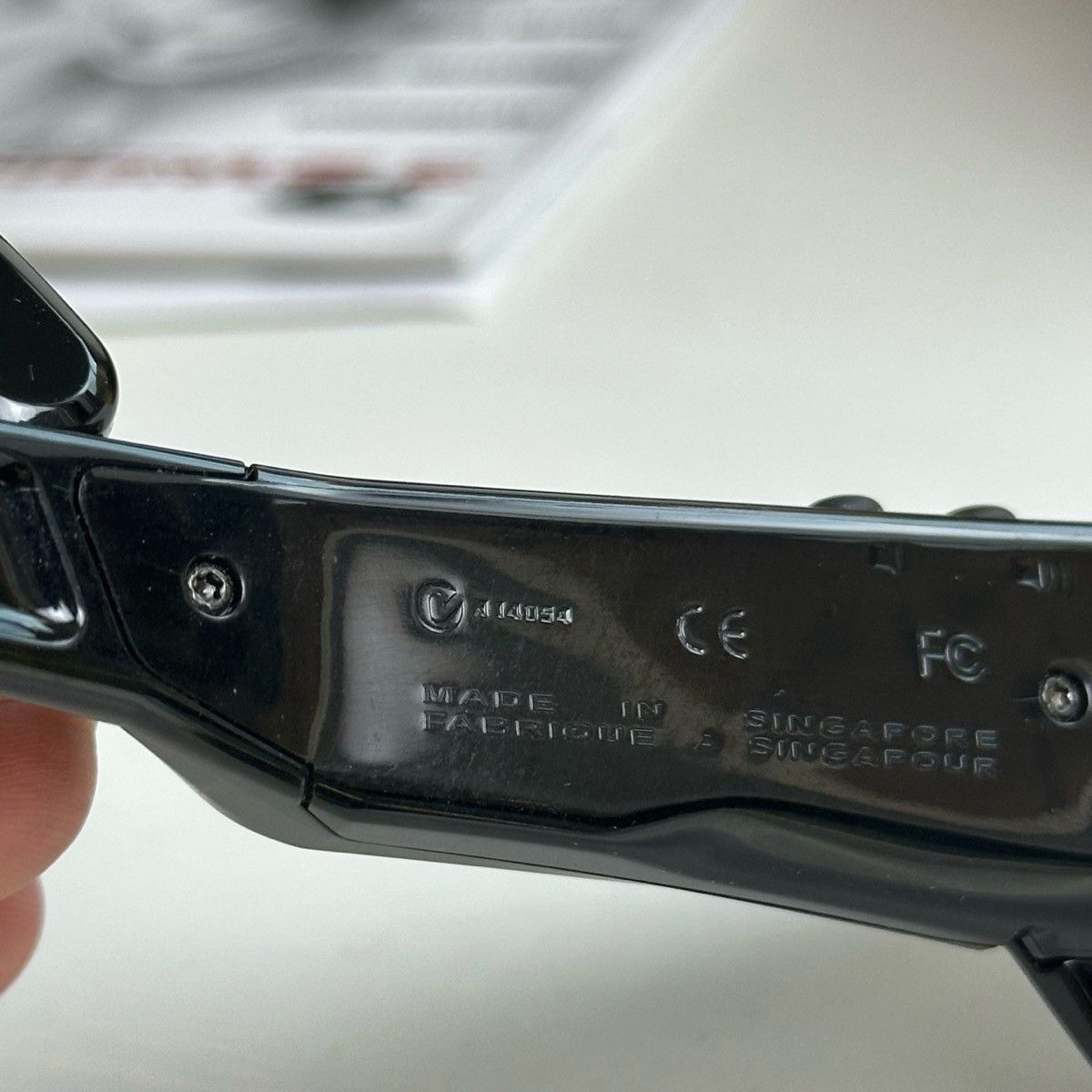 Oakley Oakley Thump 2 Polished Black Iridium Vintage 00s Size ONE SIZE - 10 Thumbnail