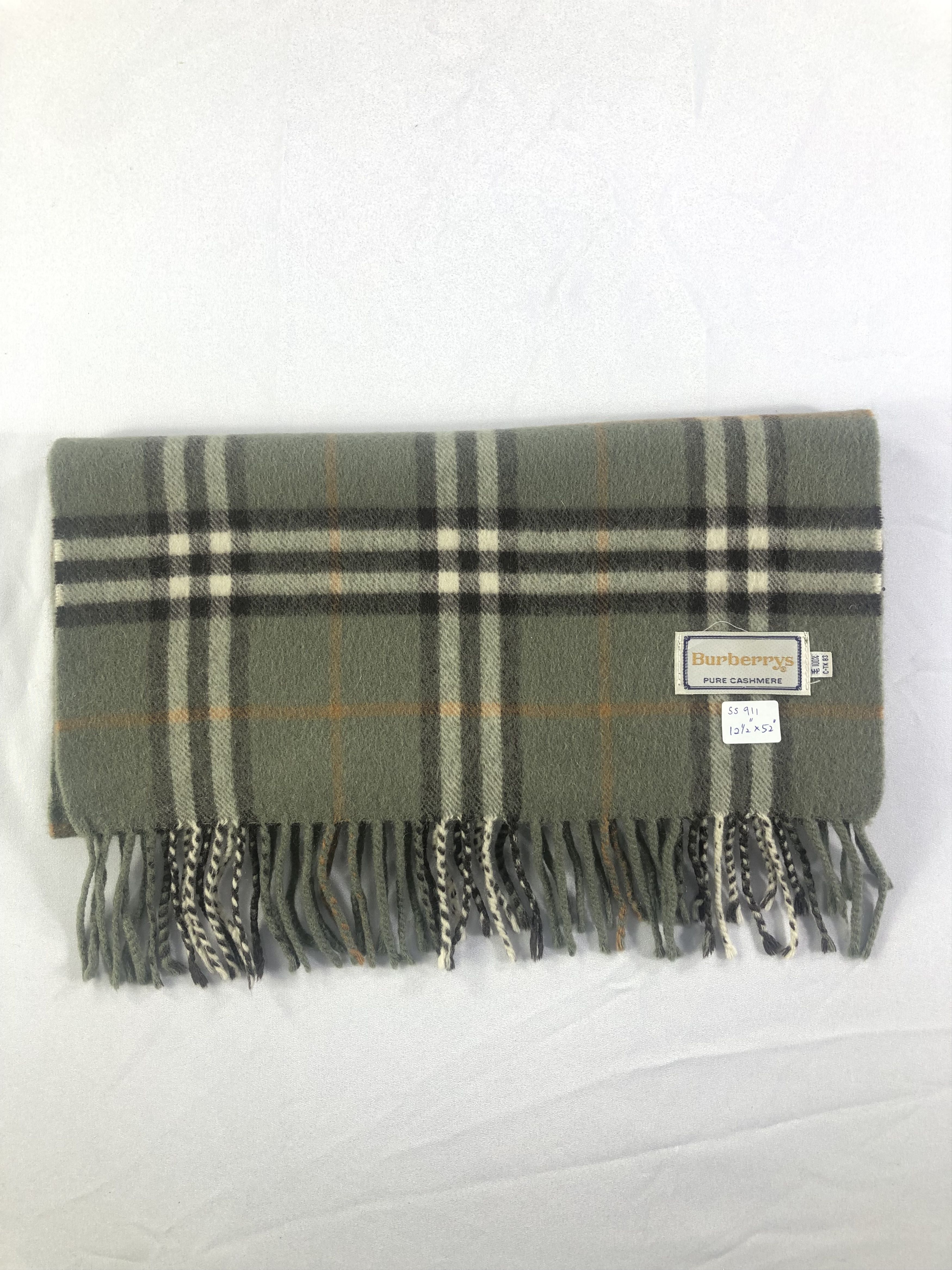 Burberry Burberry Pure Cashmere Scarf / Muffler / Neckwear Size ONE SIZE - 6 Thumbnail