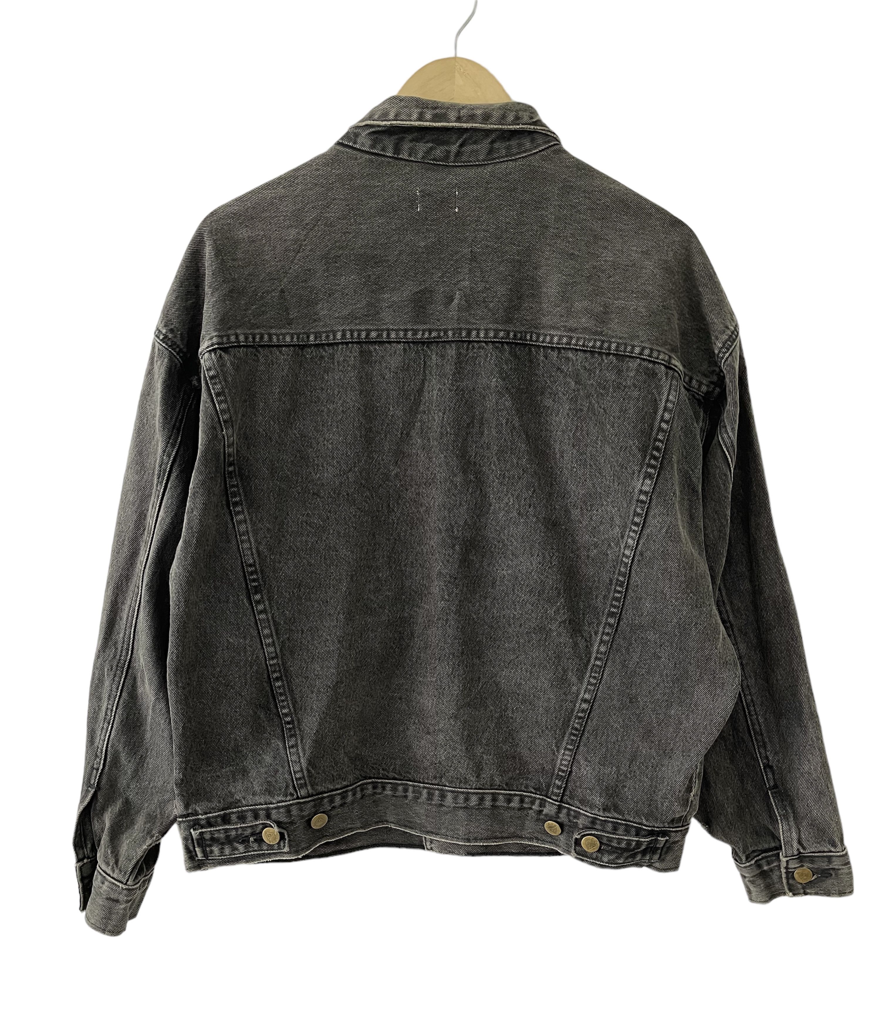 Guess × Vintage VINTAGE GUESS DESTROYED BLACK DENIM JACKET Size US L / EU 52-54 / 3 - 2 Thumbnail