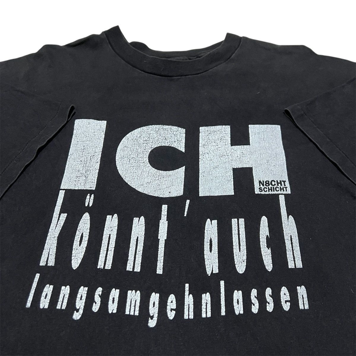 Vintage 90s N8chtschicht Band Promo Tee XL Germany