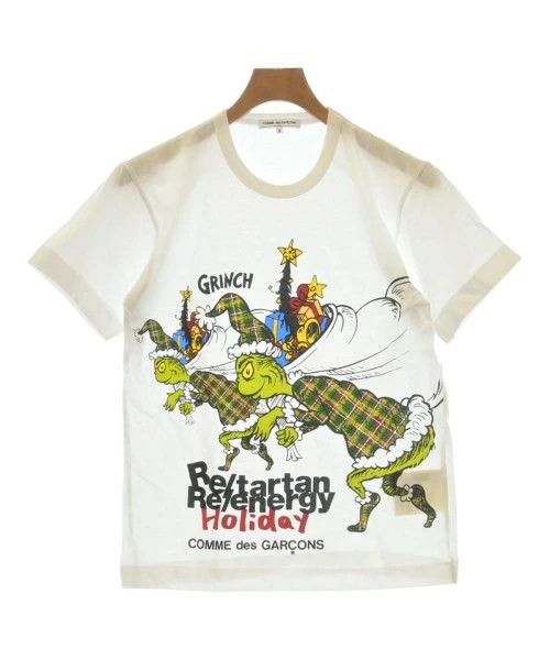 Comme des Garcons T-Shirts Animal Print Crewneck Short Sleeve Cotton White Size US S / EU 44-46 / 1 - 1 Thumbnail